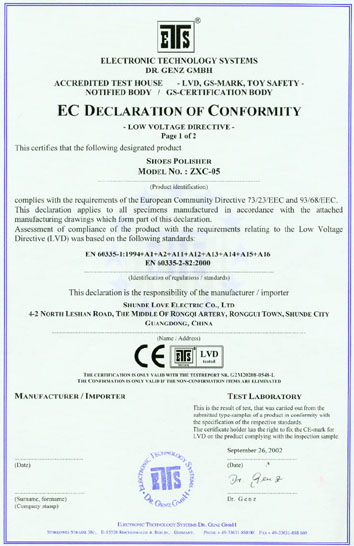 EC Declarationof Conformity2